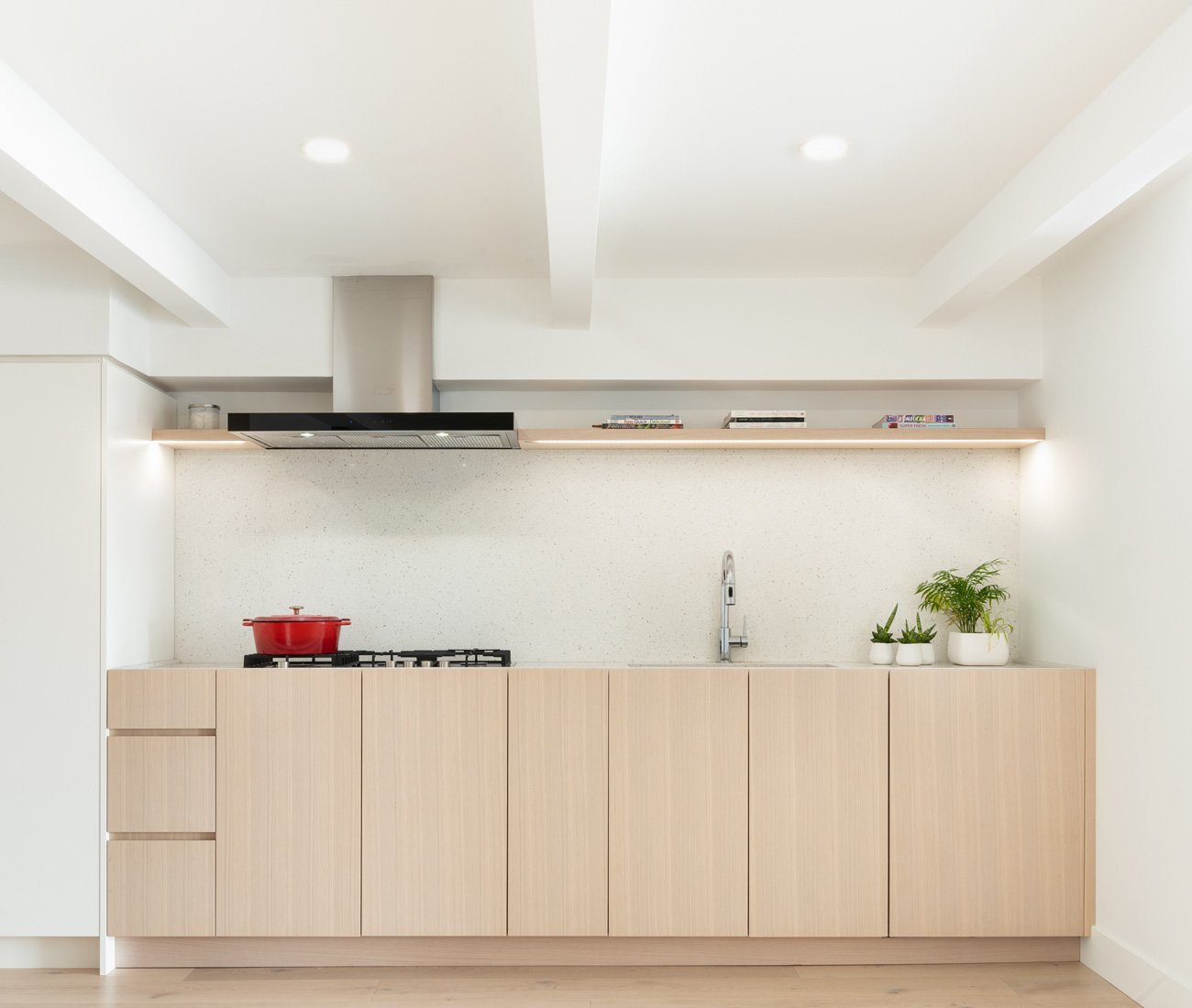StudioAC - loft Kitchen white oak cabinet