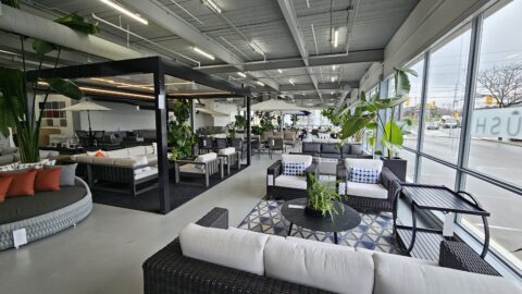 Crush Outdoor Living showroom