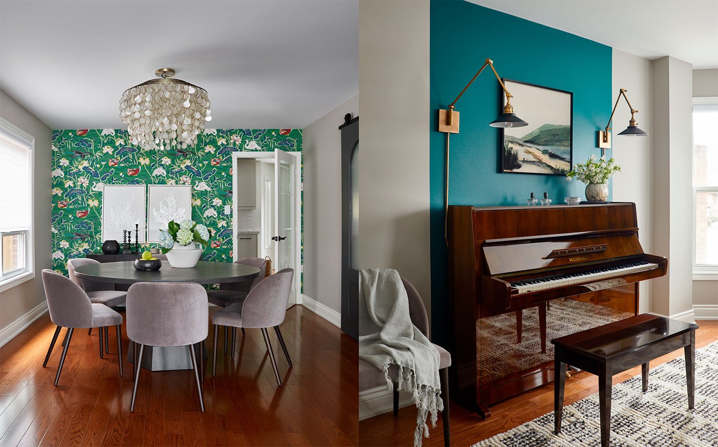 dining room + piano house